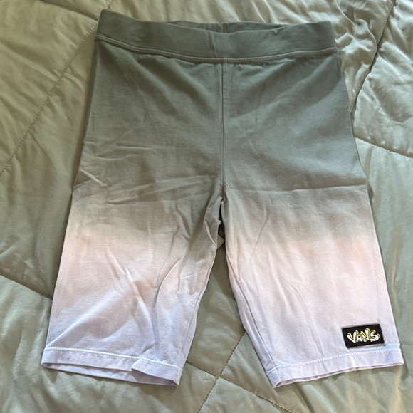 Vans Green to Blueish Grey Ombre Shorts - Picture 1 of 4